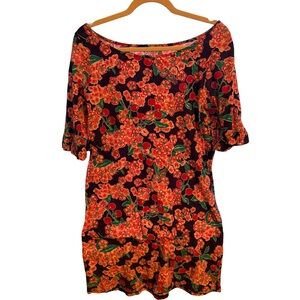 Lilly Pulitzer Pink and Green Floral Pattern